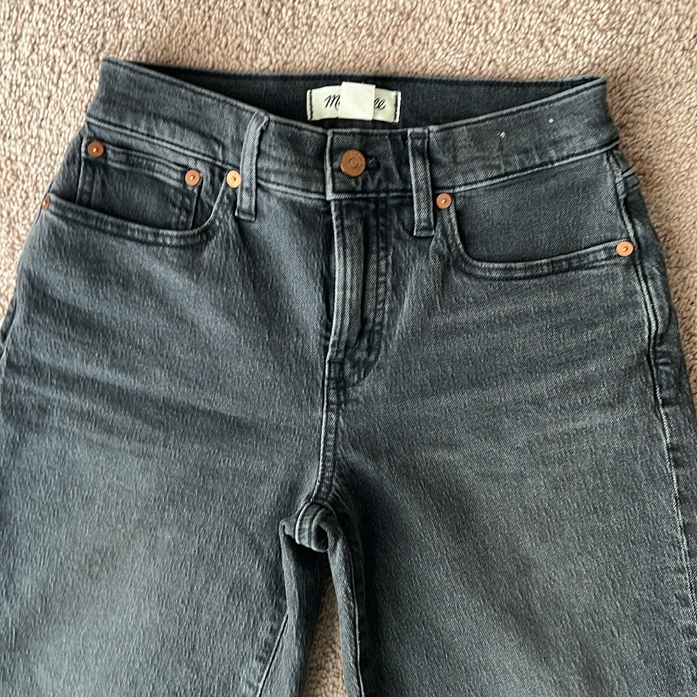 Madewell The Petite Perfect Vintage Wide-Leg Crop Jean Benley Wash - Picture 7 of 12
